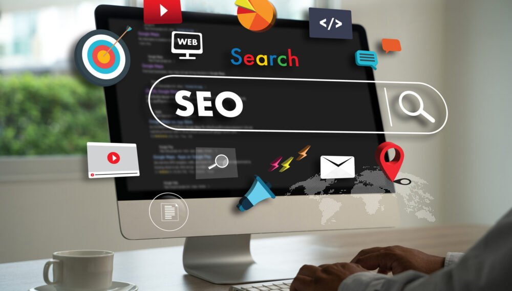 Seo content marketing Content Data Blogging Media Publication Information Vision Concept